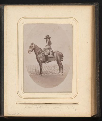 Portrait of possibly Johannes II of Liechtenstein on horseback