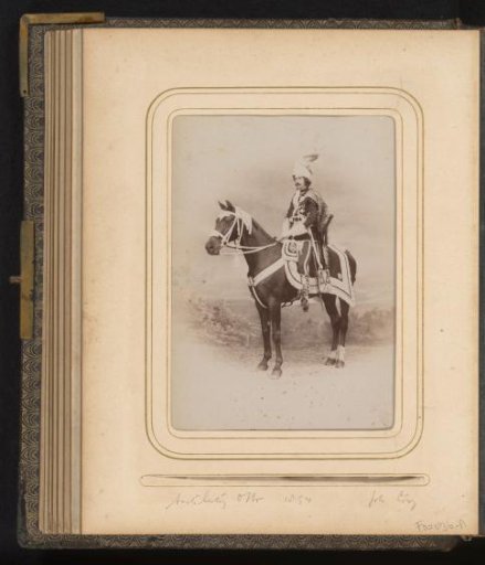 Portrait of Archduke Otto on horseback