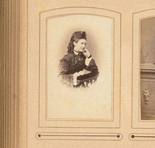 Portrait of a Woman, Leaning on a Chair