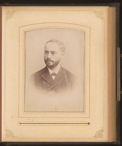 Portrait of a Man with a Mustache and Beard, Identified as S.G. Kloppenburg