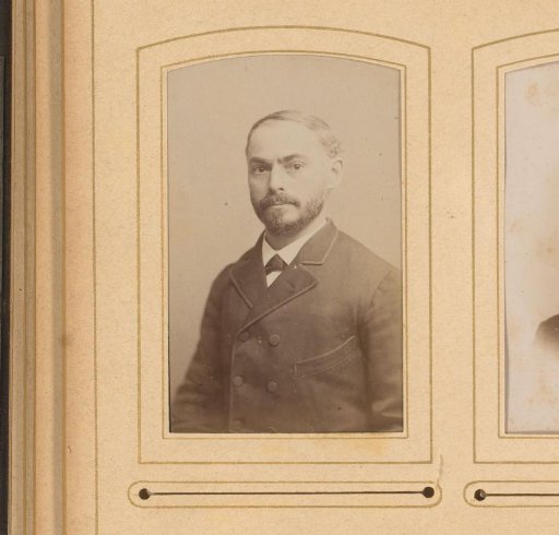 Portrait of a Man with a Mustache and Beard, Identified as S.G. Kloppart