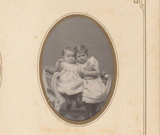 Portrait of two girls
