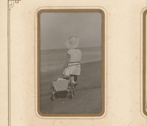 Portrait of a child on the coast