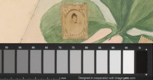 Miniature portrait of a young woman