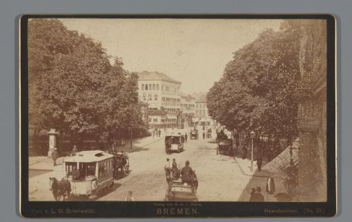 View of the Heerdenthor in Bremen
