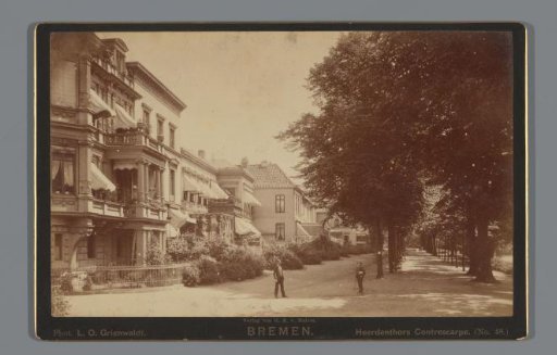 View of the Heerdenthors-Contrescarpe in Bremen