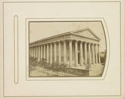 Exterior of the Madeleine in Paris