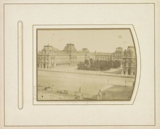 View of the Louvre in Paris