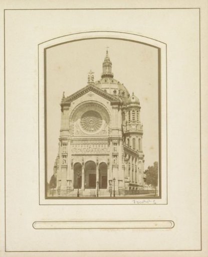 Exterior of the Saint-Augustin Church in Paris