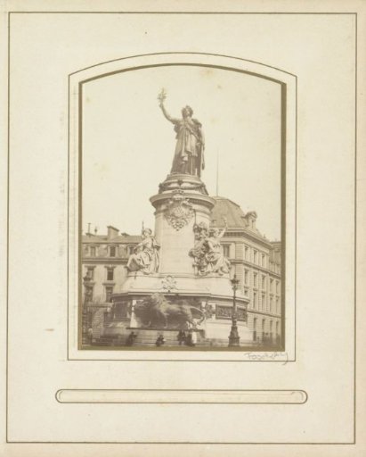 Monument à la République of 1883 on the Place de la République in Paris