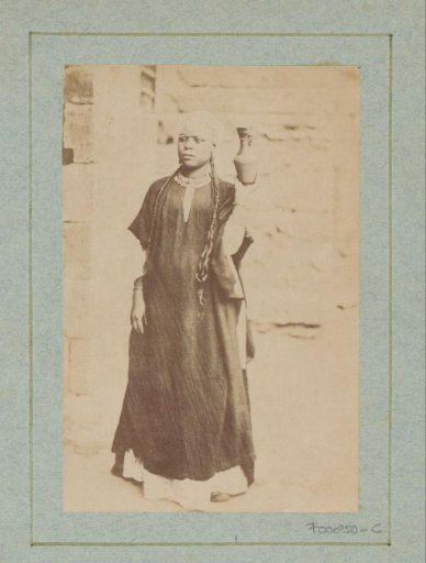 Young Egyptian woman with a jug