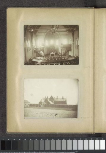 Interior of a Church Belonging to the Oslebshausen Prison with Cells for Prisoners