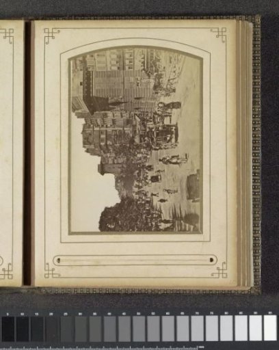 View of the Boulevard Saint-Martin and (on the right) the Porte Saint-Martin in Paris
