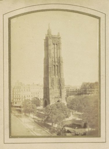 View of the Tour Saint-Jacques in Paris