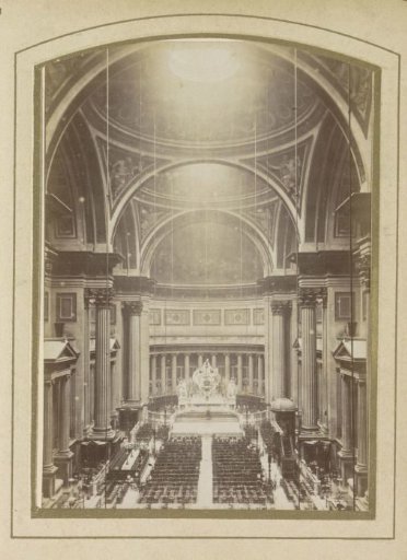 Interior of the Madeleine in Paris