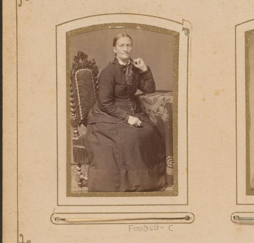 Portrait of a seated woman
