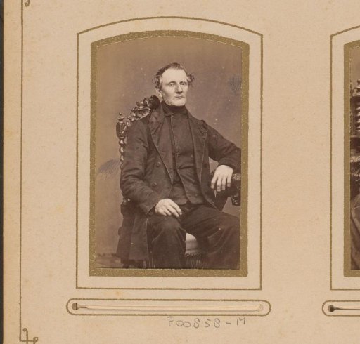 Portrait of a seated man