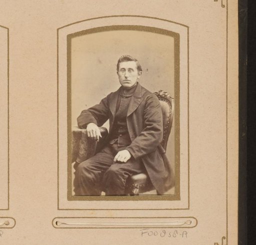 Portrait of a seated man