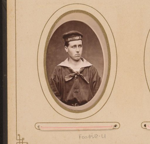 Portrait of a young man in uniform