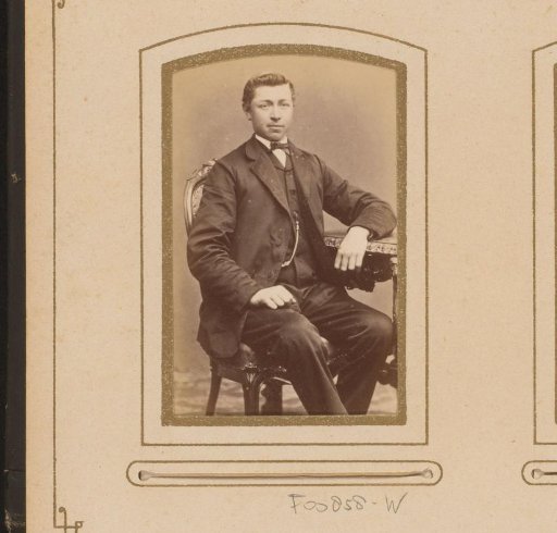 Portrait of a seated young man