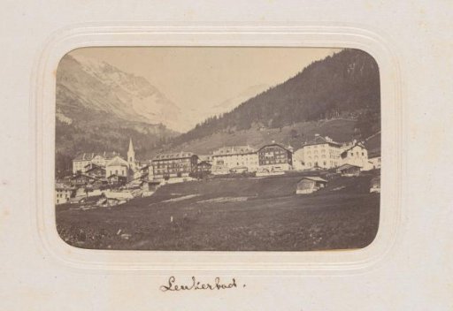 View of Leukerbad in the Valais