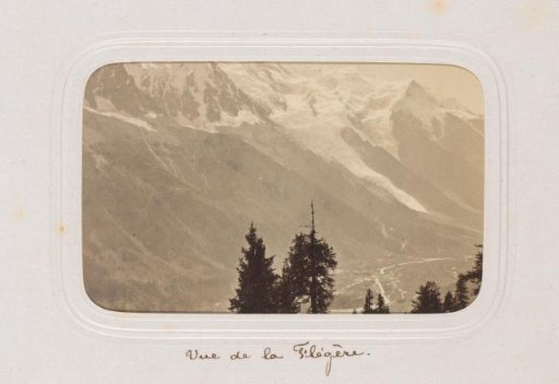 View of the Flégère in the Alps