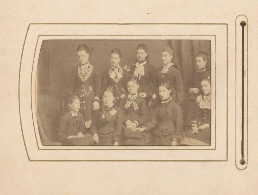 Group Portrait of Ten Young Women