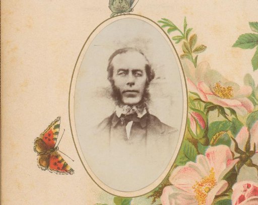 Portrait of a man with sideburns