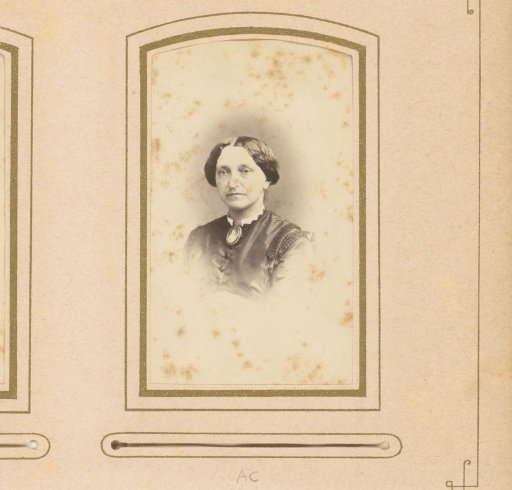 Portrait of a Woman with a Necklace Featuring a Medallion