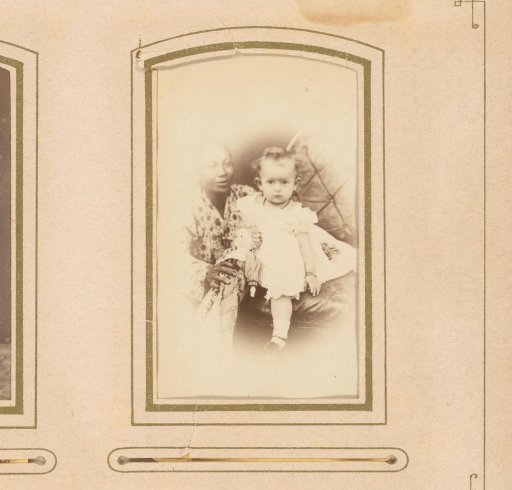 Portrait of Jacqueline Mahie, one and a half years old