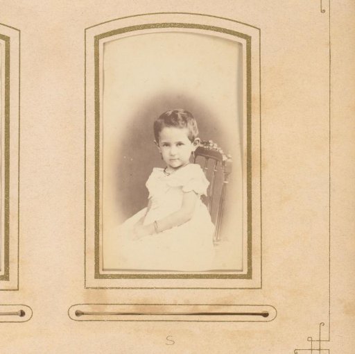 Portrait of a young girl with earrings