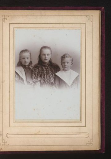 Portrait of three children