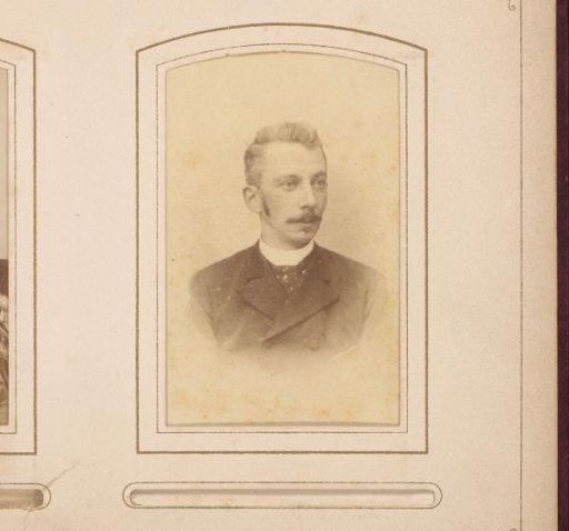 Portrait of a man with a mustache