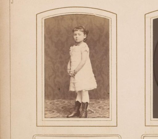 Portrait of a standing girl