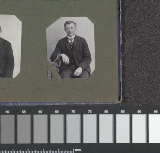 Portrait of a Seated Man with a Tie, Inscribed 'Jan v/d Hemel'