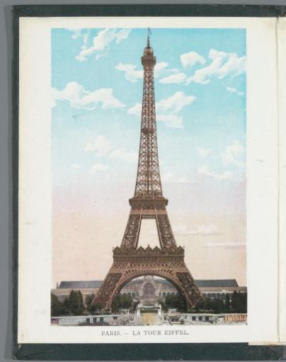 View of the Eiffel Tower in Paris