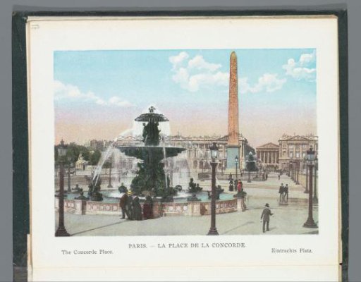 View of the Place de la Concorde in Paris