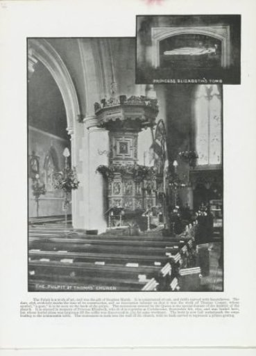 Interior of St. Thomas's Church in Newport