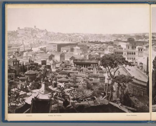 View of Ancient Rome: The Janiculum, the Portico of Octavia and the Circus Flaminius