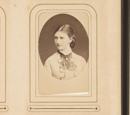 Portrait of a Young Woman with a Necklace Featuring a Medallion