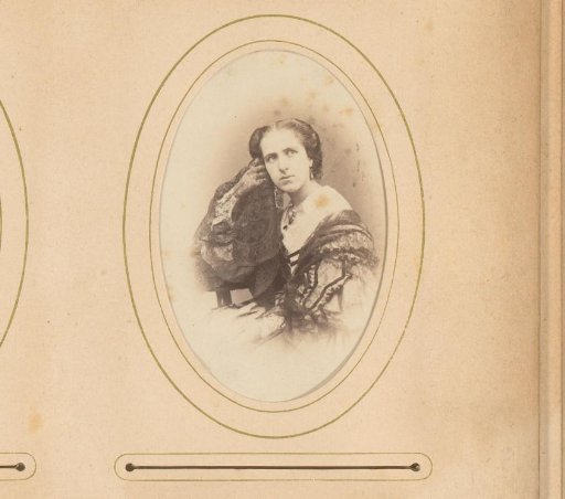 Portrait of a seated woman