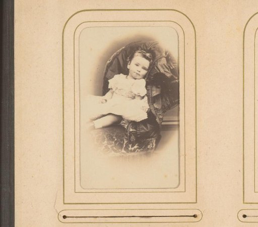 Portrait of a seated girl
