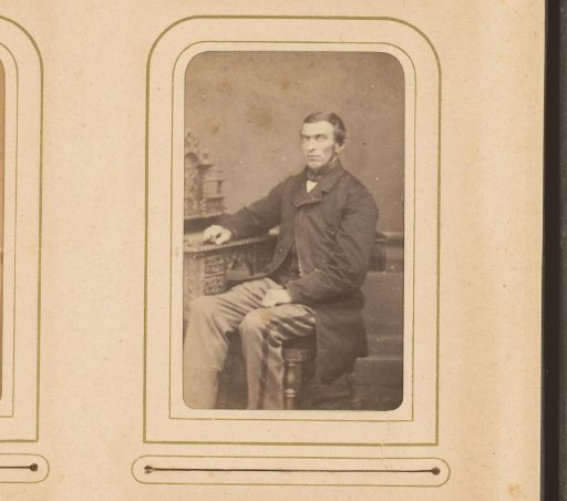 Portrait of a seated man