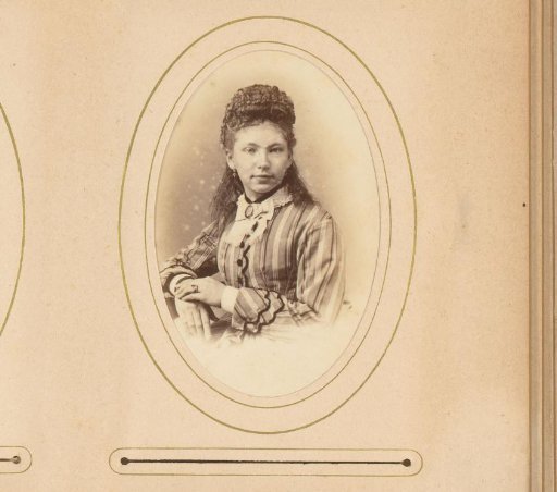 Portrait of a seated woman
