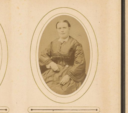 Portrait of a seated woman