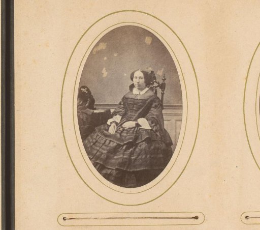 Portrait of a seated woman