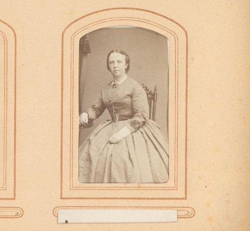 Portrait of a seated woman