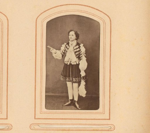 Portrait of a woman in costume