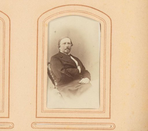 Portrait of a seated man