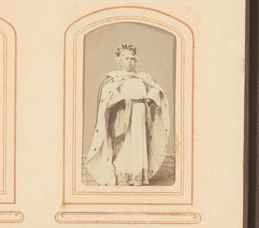 Portrait of a man in costume